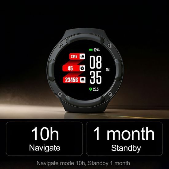 RideCore RC10 AMOLED Navigationsgerät für Fahrrad, E-Bike und Motorrad - Smartes Display mit 850 Nits Helligkeit und IP67 Schutz