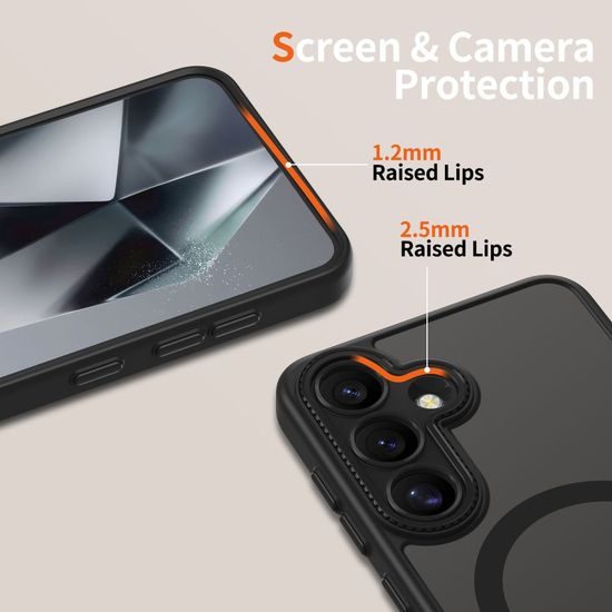 Tech-Protect MagCam MagSafe, Samsung Galaxy S25, čierny matný
