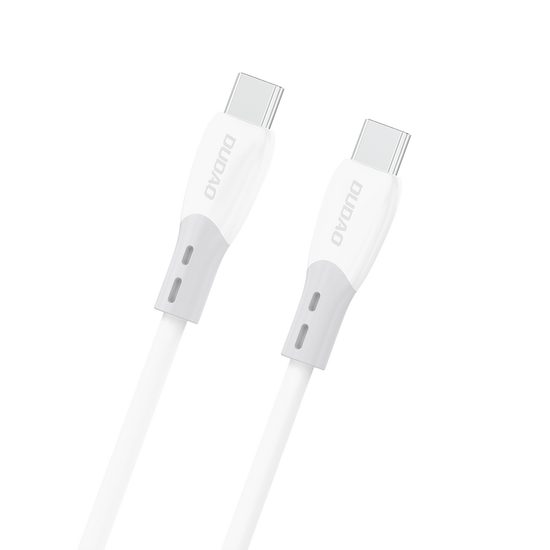 Dudao L25SC kabel USB-C - USB-C, 60W, 1 m, bílý