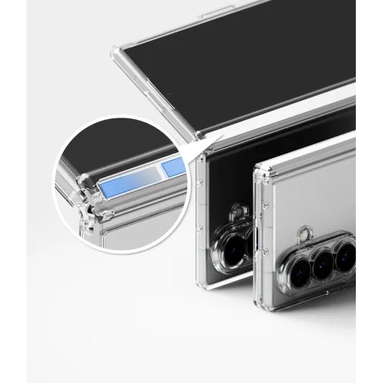 Ringke Fusion Flap θήκη, Samsung Galaxy Z Fold 8 Ultra, διάφανη