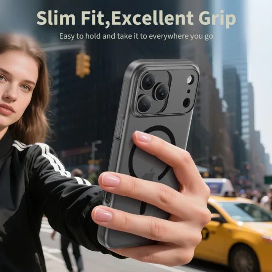 Tech-Protect MagSlim MagSafe, iPhone 17 Pro, μαύρο ματ