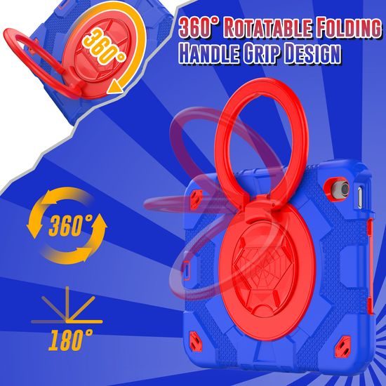 JP Kids360 etui za tablico, iPad 10.9 2022 (iPad 10) / iPad 11 2025 (iPad 11), modro-rdeč