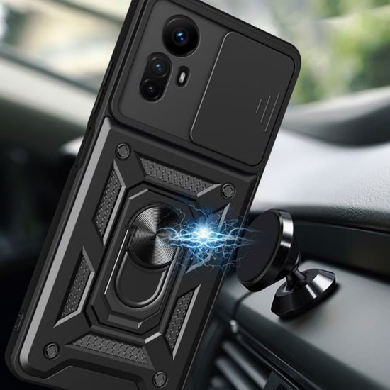 Techsuit CamShield, Xiaomi Redmi Note 12S, μαύρο