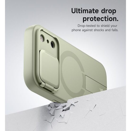 Suritch MagSafe Kickstand Camprotector θήκη iPhone 17 Pro Max, πράσινη