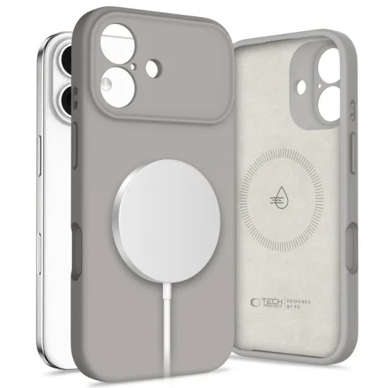 Tech-Protect Silicone MagSafe, iPhone 17, γκρι