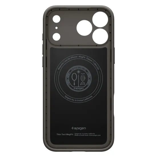 Spigen Thin Fit MagSafe, iPhone 17 Pro Max / 18 Pro Max, sivý