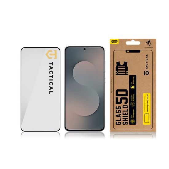 Tactical Glass Shield 5D γυαλί για Samsung Galaxy S25 FE, μαύρο
