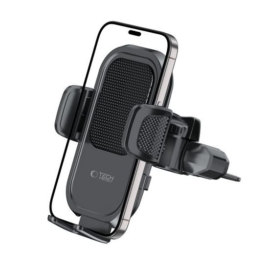 Tech-Protect V8 Suport Universal pentru Telefon la Ventilație / CD, Negru