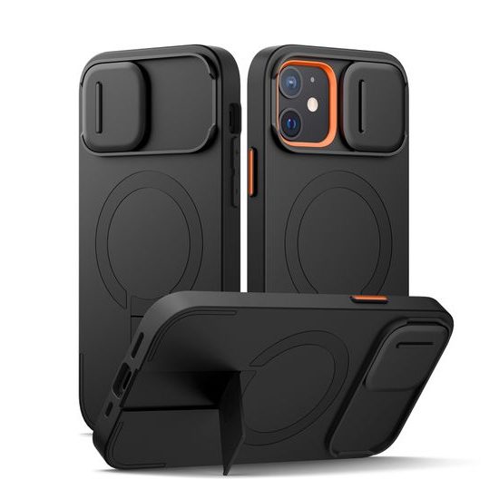 Θήκη Suritch MagSafe με Βάση Στήριξης για iPhone 12 / 12 Pro, Μαύρη