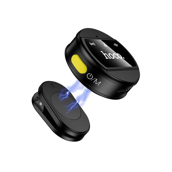 Hoco L21 Ασύρματο μικρόφωνο Lightning, μαύρο