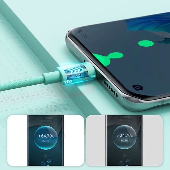 Joyroom kábel Lightning - USB, 1m, zelený (S-1030M13)