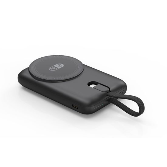 MagSafe ασύρματη power bank με USB-C, 10.000 mAh, 22,5 W, USB-C, μαύρη
