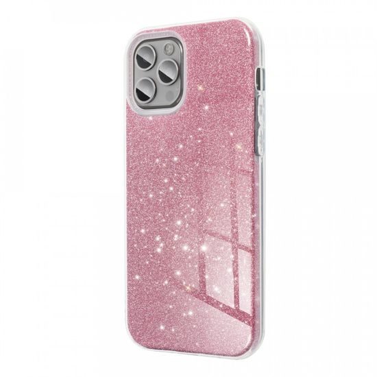Husă Forcell Shining, Samsung Galaxy A12, roz