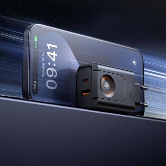 Mcdodo Προσαρμογέας (CH-3700) με ενσωματωμένο φορτιστή για Apple Watch, 30W, USB-A / USB-C, μαύρος