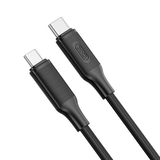 Καλώδιο XO NB-Q265B PD USB-C - USB-C, 1 m, μαύρο