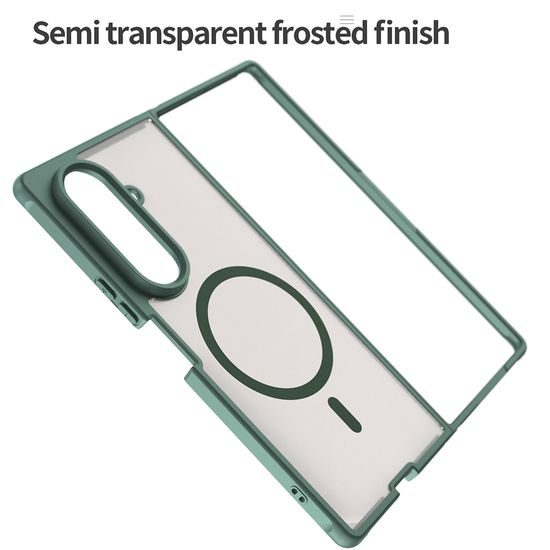 Techsuit HaloFrost II MagSafe Schutzhülle für Samsung Galaxy Z Fold8 Ultra - Magnetische Handyhülle mit Stoßschutz - Grün