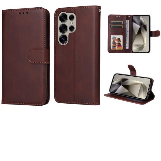 Μαγνητική Θήκη, Samsung Galaxy S25 Ultra, καφέ