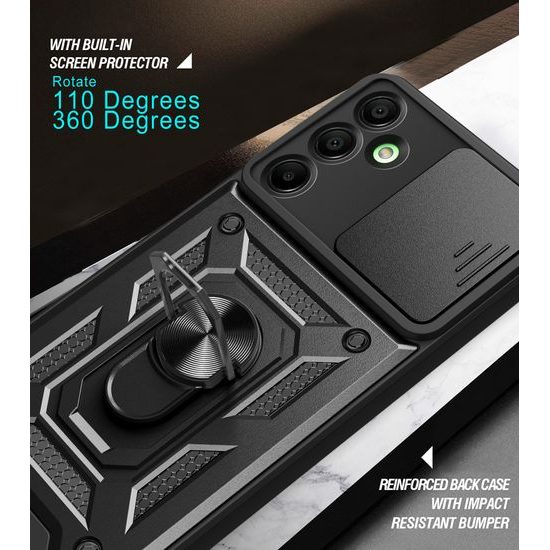 JP CamShield, Samsung Galaxy A16, fekete