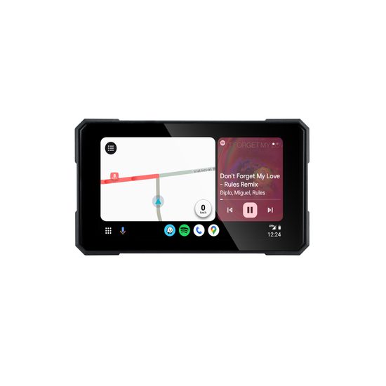 5" motocyklový displej s bezdrôtovým Apple CarPlay a Android Auto