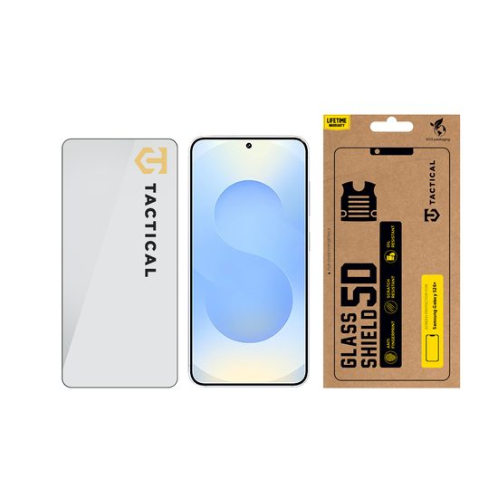 Tactical Glass Shield 5D τζαμάκι για Samsung Galaxy S26 Plus, μαύρο