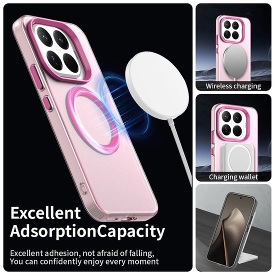 Techsuit CandyCase MagSafe, Xiaomi 17T, różowe