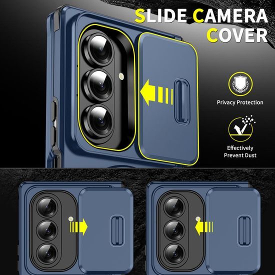 Etui Camslide Stand, Samsung Galaxy Z Fold 8 Ultra, niebieskie