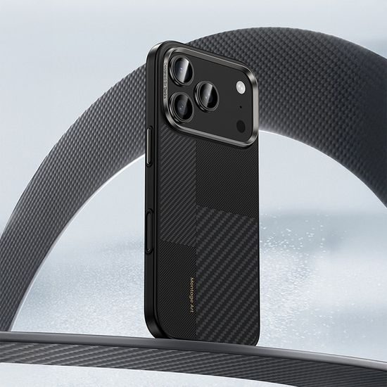 Benks Montage Magnetic Armor Pro Kevlar θήκη Metal Frame, iPhone 17 Pro, μαύρη