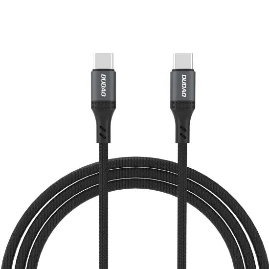 Dudao L3CC USB-C naar USB-C Kabel - 60W Snelladen - 2 meter - Zwart