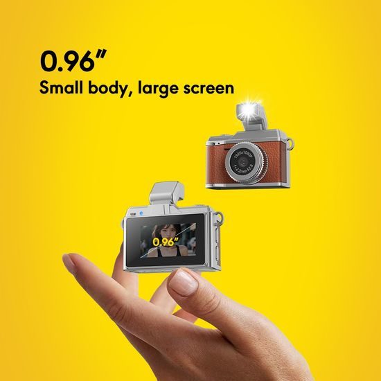 S151 Mini Life Camera - Tragbare Mini-Kamera mit 1080P Full HD Video - Braun