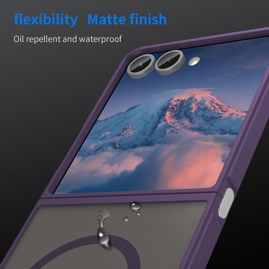 Techsuit HaloFrost II MagSafe, Samsung Galaxy Z Flip 7, μωβ