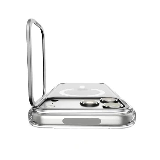 Spigen Ultra Hybrid Optik Mag s MagSafe, iPhone 17 Pro Max / 18 Pro Max, strieborný