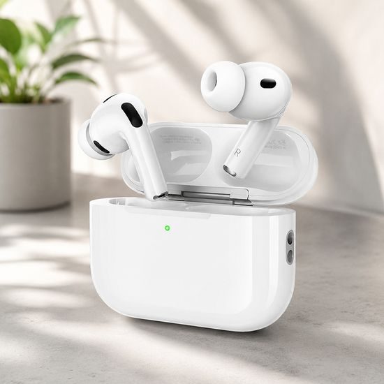 Borofone BW99 TWS Bluetooth Kopfhörer mit ANC - Aktive Geräuschunterdrückung - Weiß