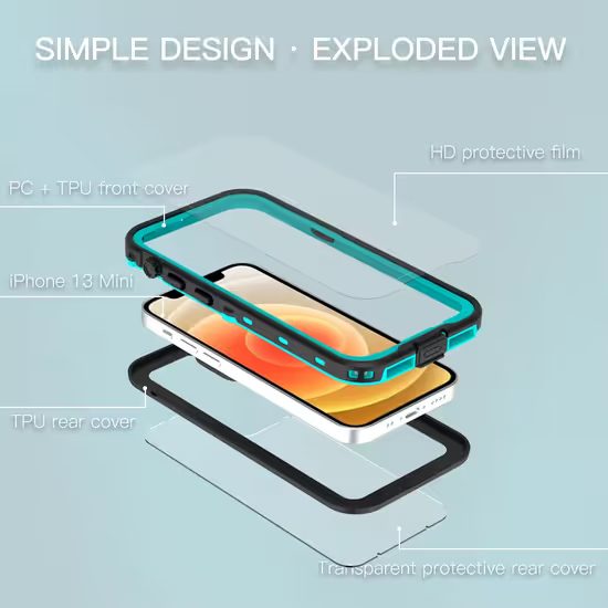 ShellBox IP68 Θήκη, iPhone 13 Mini, Μαύρο