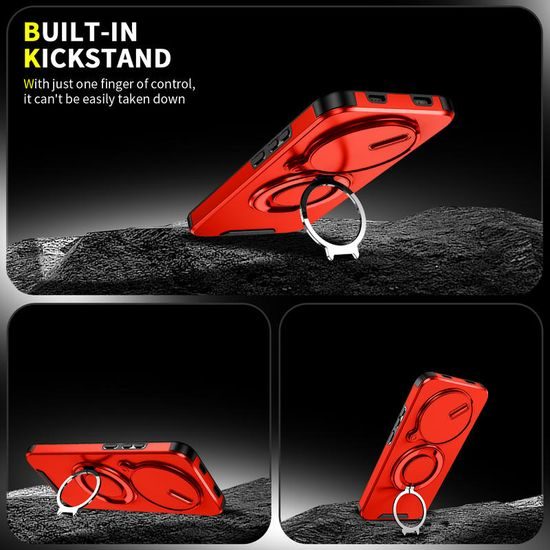 Camslide Stand maska, Xiaomi Redmi Note 15 Pro Plus 5G, crvena