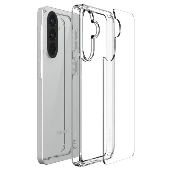 Spigen Ultra Hybrid custodia per cellulare, Samsung Galaxy A57 5G, Crystal Clear