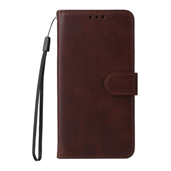 Samsung Galaxy A18 ümbris – Magnet Case nahkümbris – pruun
