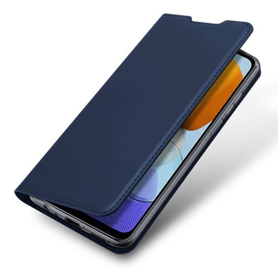 Dux Ducis Skin Leather case, knížkové pouzdro, Samsung Galaxy M23 5G, modré