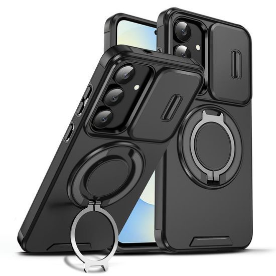 Husă Camslide Stand, Samsung Galaxy S25 FE / S26 FE, negru