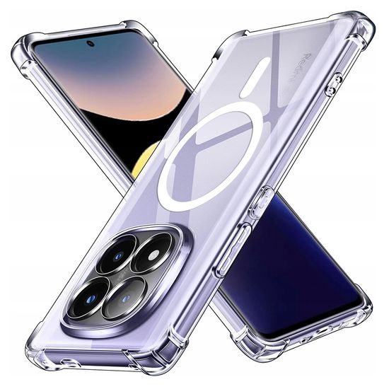 Techsuit Shockproof MagSafe διάφανη θήκη, Xiaomi Redmi Note 14 Pro Plus 5G