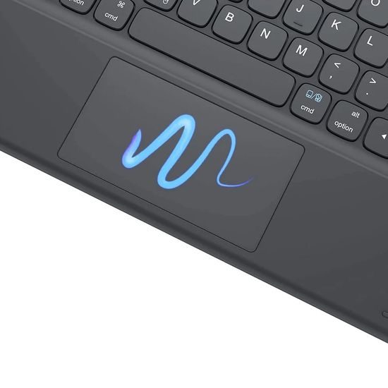 Custodia con Tastiera Bluetooth per Samsung Galaxy Tab A9, nera