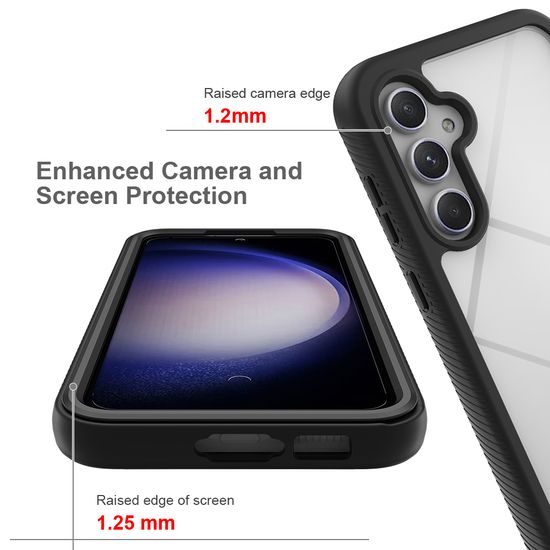 JP Defense360 tok, Samsung Galaxy S23 FE, fekete
