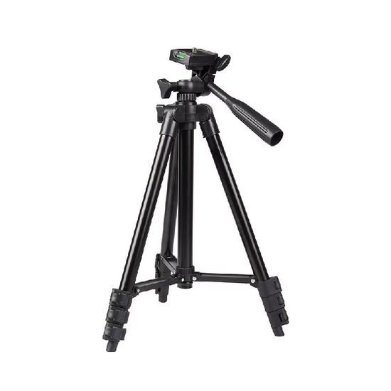 Verstelbaar Aluminium Statief 150 cm voor Camera en Mobiel (1/4" schroefdraad), Tripod