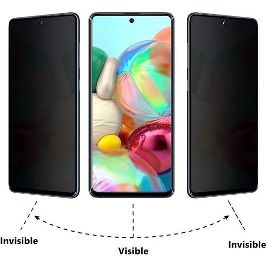 Privacy 5D Edzett üveg, Samsung Galaxy A51