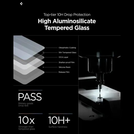 Spigen Glas.TR EZ Fit Pro Panzerglas für Samsung Galaxy S26 Ultra - Gehärtetes Displayschutzglas mit Applikator - 2 Stück