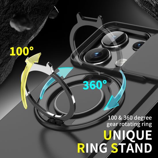 Camslide Stand obal, Xiaomi Redmi Note 13 4G, růžový