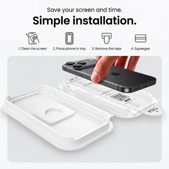Tech-Protect OneTouch Set+ 2 Tvrzená skla, iPhone 17 Pro Max / 18 Pro Max