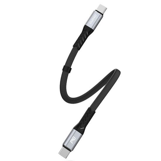 Dudao L10C USB C-USB C kábel, PD100W, fekete