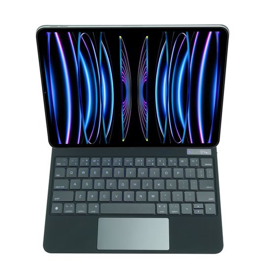 JP Magnetic Keyboard MK01 pouzdro na tablet s displejem, iPad Pro 11 2018 / 2020 / 2021 / 2022, iPad Air 4 10.9 2020 / Air 5 10.9 2022 / Air 11 2024 / 2025, černé