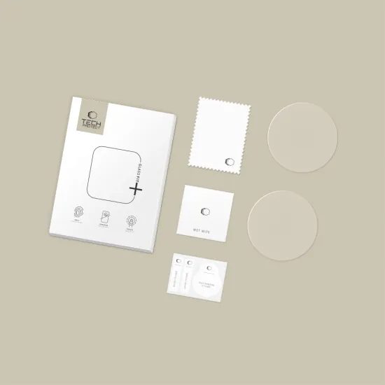 Tech-Protect Tvrdené sklo Glass Fit+, Xiaomi Watch S5 (46 mm), 2 kusy