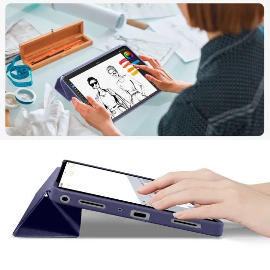 Tech-Protect SmartCase Samsung Galaxy Tab A9+ / A11+ 11.0 X210 / X215 / X216 / X230 / X235 / X236, σκούρο μπλε